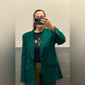 Zara UK Green Blazer